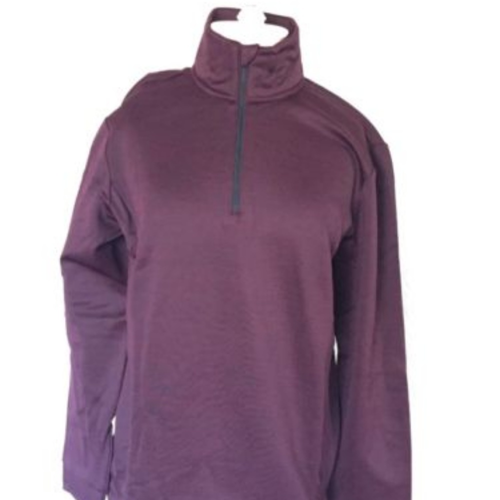 COPY - Mock-Neck Quarter-Zip long sleeves stretch Shirt